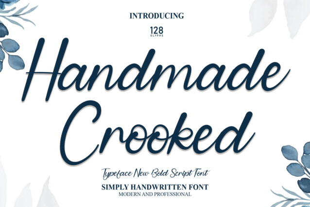 Handmade Crooked Script Font