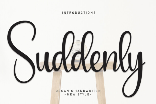 Suddenly Script Font