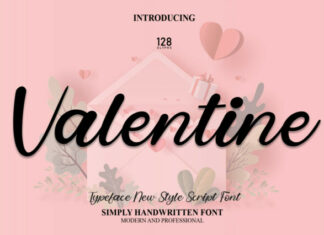 Valentine Script Font