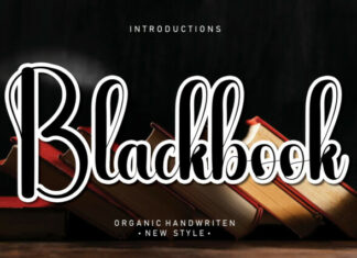 Blackbook Script Font