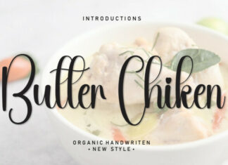 Butter Chiken Script Font