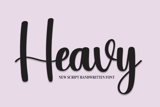 Heavy Script Font - Download Free Font