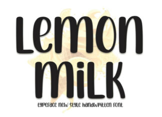 Lemon Milk Display Font