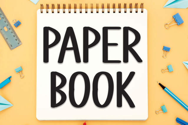 Paper Book Display Font