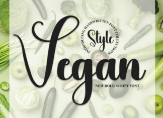 Vegan Script Font