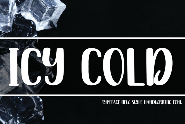 Icy Cold Display Font
