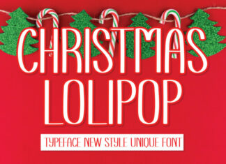 Christmas Lolipop Display Font