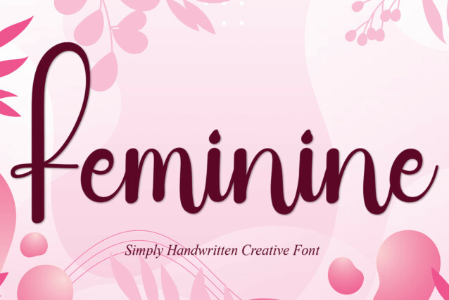 Feminine Script Font