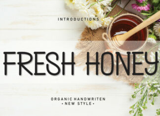 Fresh Honey Display Font