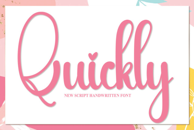 Quickly Script Font