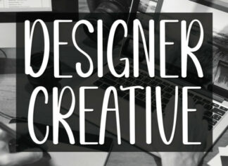Designer Creative Display Font