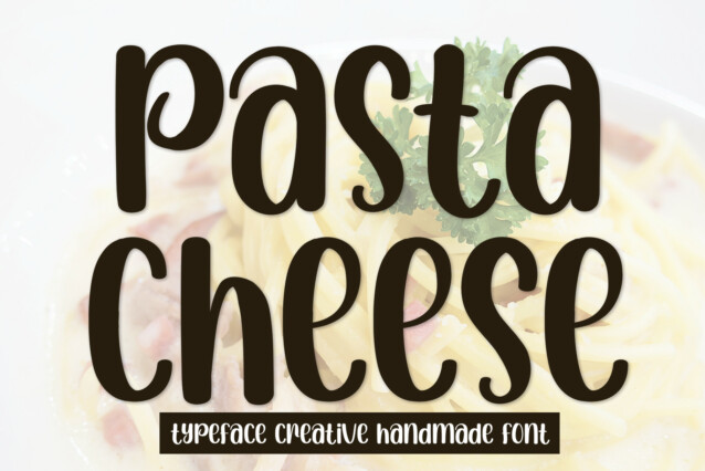 Pasta Cheese Display Font