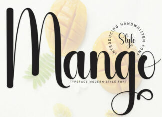 Mango Script Typeface