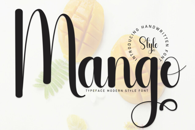 Mango Script Typeface