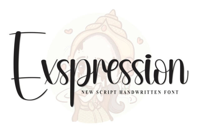 Exspression Script Font