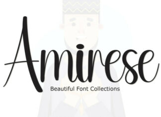 Amirese Script Font