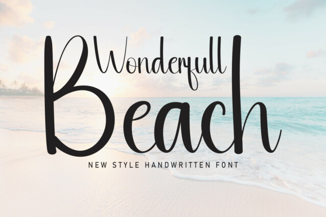 Wonderfull Beach Script Font
