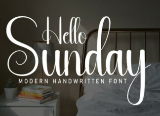 Hello Sunday Script Font