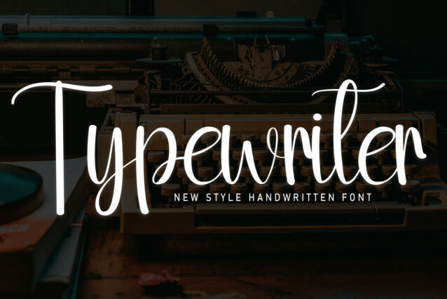 Typewriter Script Font