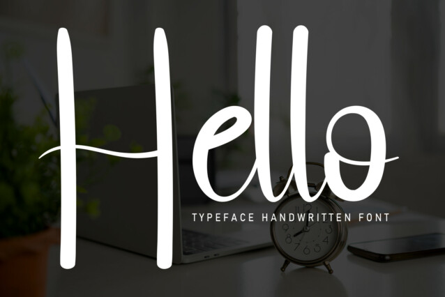 Hello Script Typeface