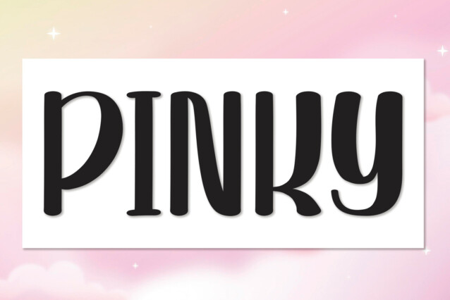 Pinky Display Font