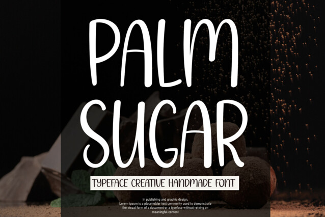 Palm Sugar Display Font