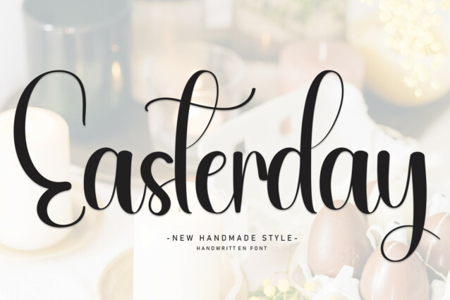 Easterday Script Typeface