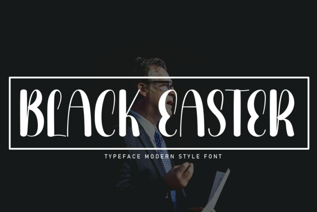 Black Easter Script Font