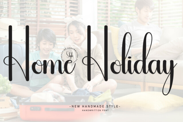Home Holiday Script Font