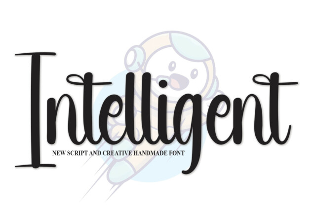 Intelligent Script Font