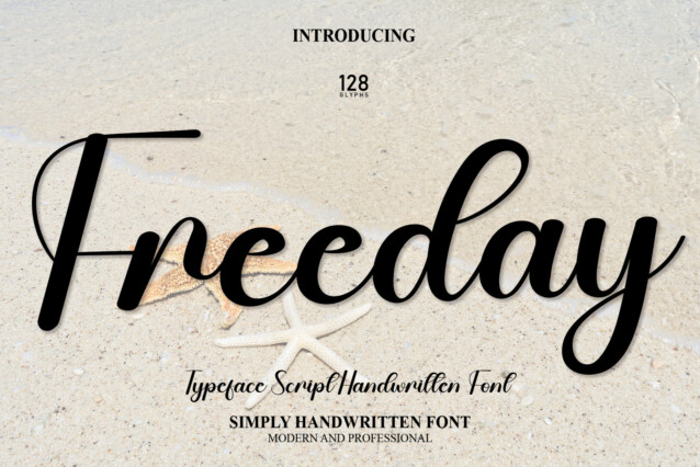 Freeday Script Typeface