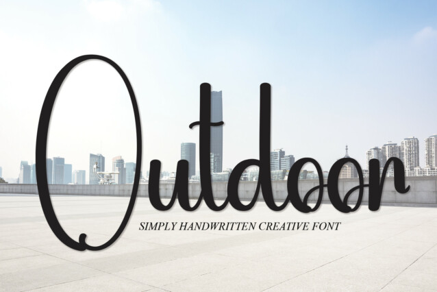 Outdoor Script Font