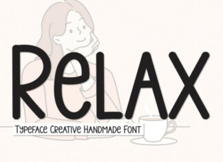 Relax Display Font