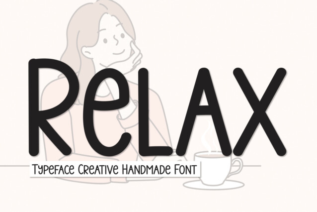 Relax Display Font