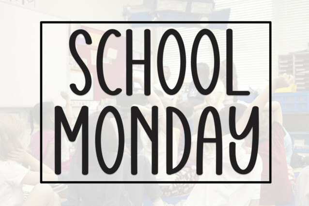 School Monday Display Font