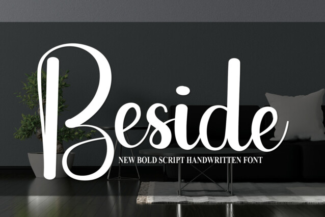 Beside Script Font