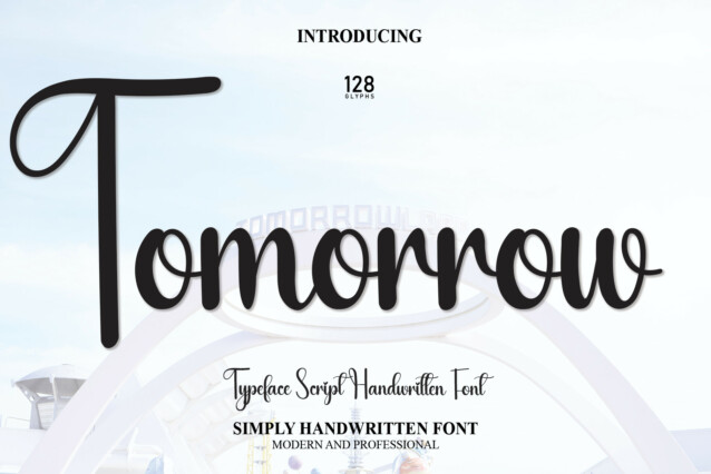 Tomorrow Script Font