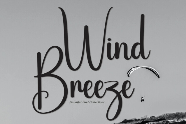 Wind Breeze Script Font