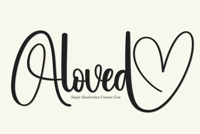 Aloved Script Font