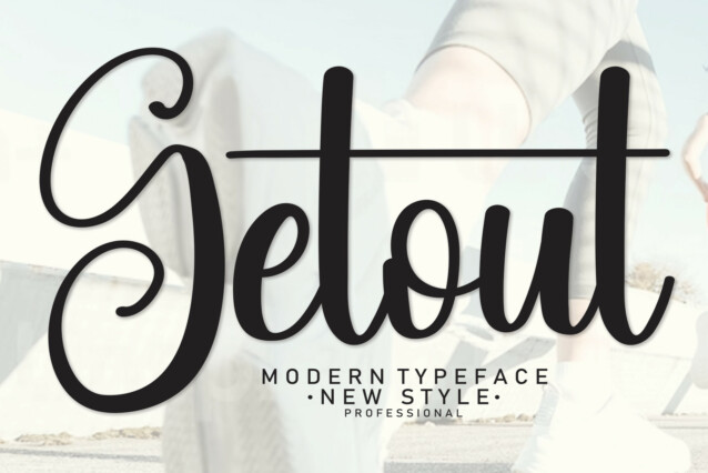 Getout Script Font