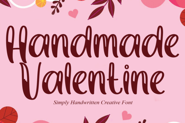 Handmade Valentine Script Font