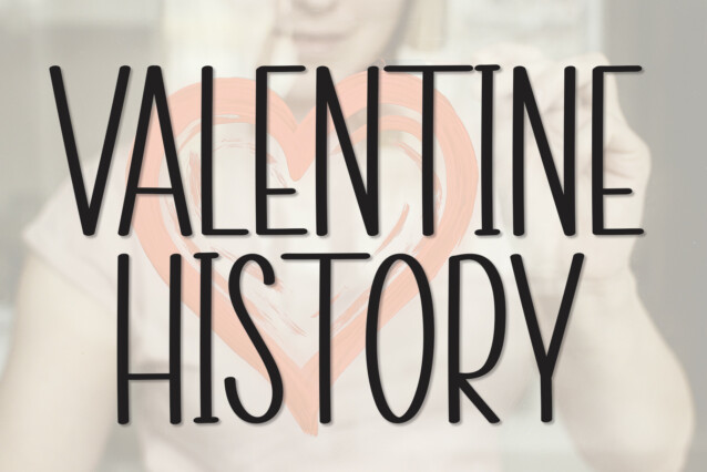 Valentine History Display Font