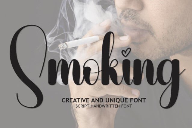 Smoking Script Typeface