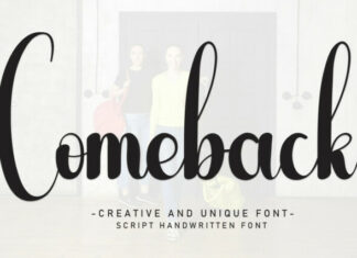 Comeback Script Font