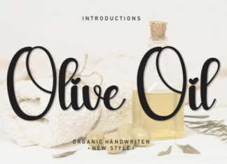 Olive Oil Script Font