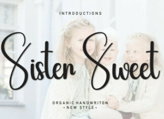 Sister Sweet Script Font
