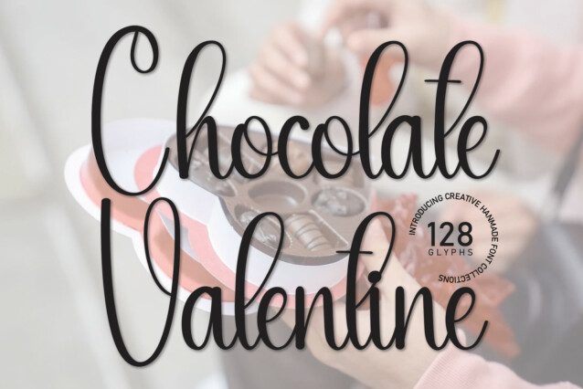 Chocolate Valentine Script Font