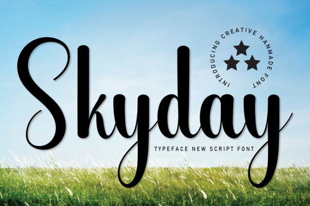Skyday Script Font