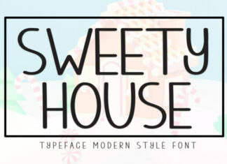 Sweety House Display Font