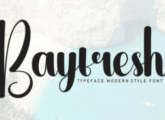 Bayfresh Script Font